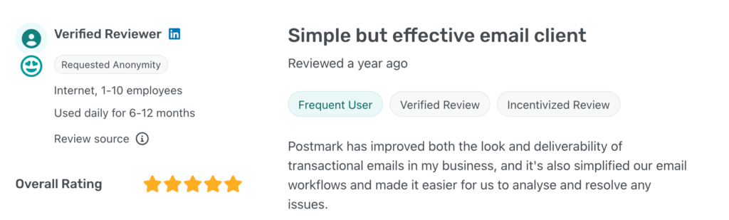 postmark review